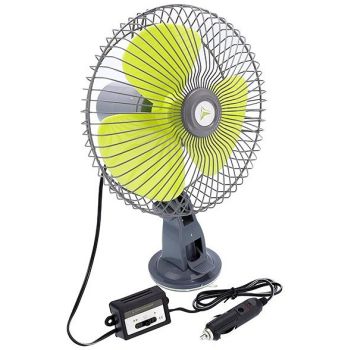 SALONGI VENTILAATOR IMINAPAGA 12V/21W D=200MM 1.2M JUHTMEGA CARMOTION