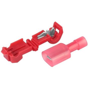 T-TÜÜPI VAHELEASTUJA/RÖÖVELLIIDES PUNANE 0.5-1.5MM 15A 5TK CARMOTION