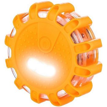 VILKUR 12 + 3 LED-GA ORANZ MAGNETI JA KONKSUGA 3XAAA PATAREIGA CARMOTION