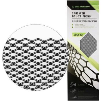 ALUMIINIUMVÕRK 33X100CM AVAGA 7X12MM MUST CARMOTION