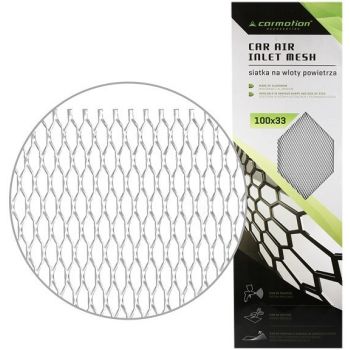 ALUMIINIUMVÕRK 33X100CM AVAGA 8X25MM HÕBE CARMOTION