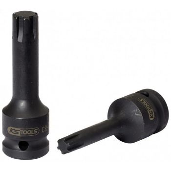 IMPACT SOCKET RIBE LONG. 1/2". M5