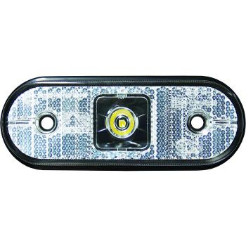 KÜLJETULI LED VALGE 120X40MM 12/24V 0.5M JUHE UNIPOINT I