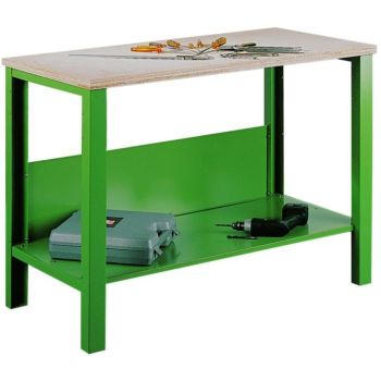 TÖÖLAUD 1200X600MM. STANDARDPLAADIGA. RIIULIGA/SEINAGA. STW321 MALOW