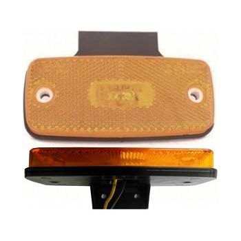 DOB-45DZ/K KÜLJETULI LED. 12/24V. KUMMIJALAG. TÜÜP HELLA. KOLLANE. 0.5M JUHE