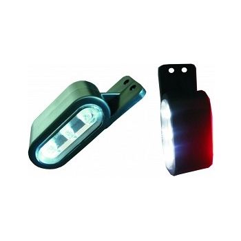 DOB-67P KÜLJETULI PAREM LED. 12/24V. VALGE-PUNANE 40X112X38MM