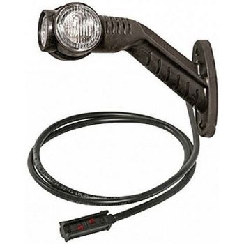 SARVTULI LED SCHMITZ SUPERPOINT 3 KÕVER 45° 182MM VASAK 12/24V ASPÖCK