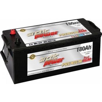 ARCTIC POWER PREMIUM TRUCK SHD AKU AGM/SMF 180AH 513X210X195/220 1000A (EN) +/-
