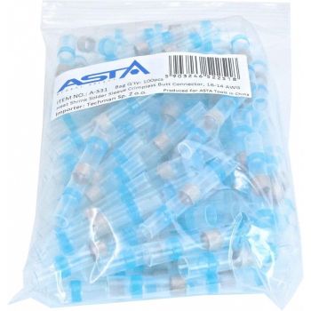 TINAGA TERMOKAHANEVAD JÄTKU JUHTMEOTSAD 100TK. 1.0- 2.5MM²/ 2.3-4.5MM ASTA