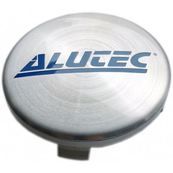 KAPSEL 56MM. N25 HÕBEDANE ALU KATTEGA. SININE ALUTEC LOGO