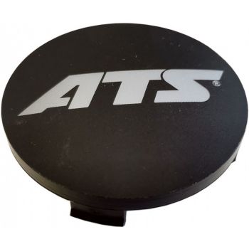 ATS KAPSEL MATT- MUST/HÕBEDANE LOGO 64.5-62-5 MM. 5X108 VOLVO VELJELE
