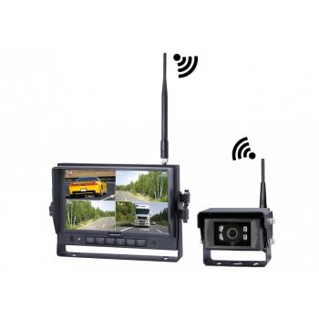 12/24V JUHTMEVABA TAGURDUSKAAMERA VIGNAL IP69K + 7" EKRAAN