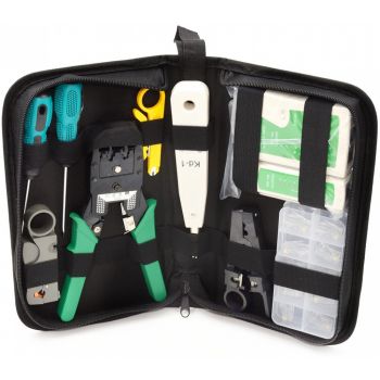 VÕRGUKAABLI TÖÖRIISTADE KOMPLEKT RJ45 GEKO