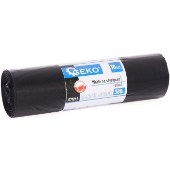 PRÜGIKOTID HDPE (PRÜGIKOTT) 380L/10TK MUST GEKO