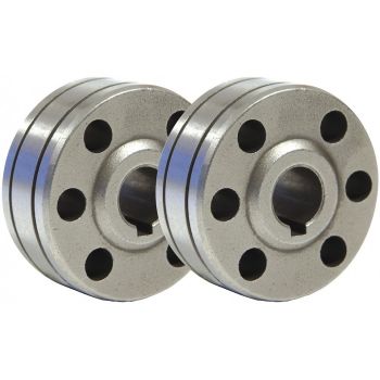 SET OF 2 DRIVE ROLLS STEEL 0.8/1 DUOGYS