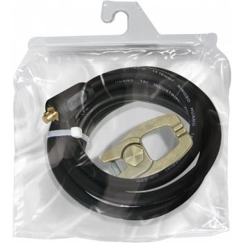 EARTH CLAMP WITH CABLE - 300A - 25MM² - 4M - CONNEC. 35/50MM² GYS