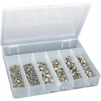 BOX OF 6 X 50 SELF-PIERCING RIVETS (Ø 3.3 & 5.3MM) GYS