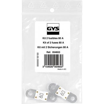 KAITSMED 2 X 80 A GYSFLASH 75-12 AND 70-24 HF GYS