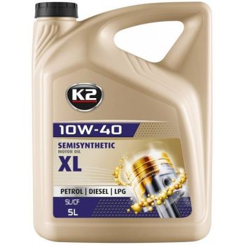K2 TEXAR 10W40 SEMISYNTHETIC XL SL/CF/CF-4 5L (POOLSÜNT.)