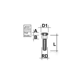 TIKKPOLT TP12X1.50/33/14.3 (P47. D14.3) M1215RE42T