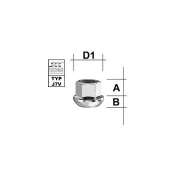 MUTTER PKM14X1.50/20/19 (PALL R13. AVATUD. P20. CH19)