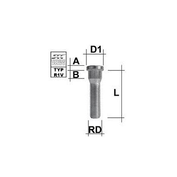 TIKKPOLT TP14X1.50/55/15.8 (P65/55. D15.80) M1415RE60C