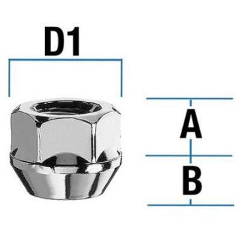 MUTTER M14X1.25/16/19 (AVATUD. P16. CH19). 1TK