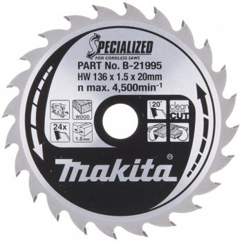 SAEKETAS 136X20X1.5MM 24T 20° DSS501 MAKITA