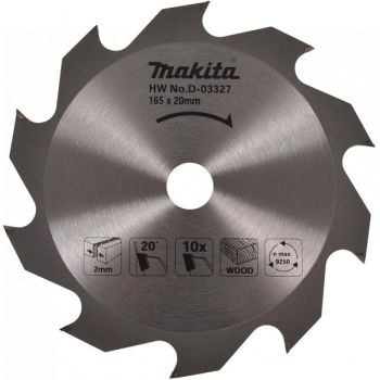 SAEKETAS 165X20X2.0MM 10T 20° 5603R 5604R MAKITA