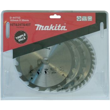 SAEKETAS 165X20MM (16T+24T+40T) 3TK MAKITA