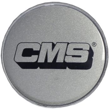 CMS KAPSEL. HÕBEDANE. MUST LOGO. 68MM