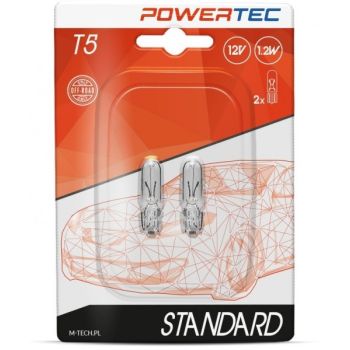 12V T5 PIRN 1.2W W2X4.6D POWERTEC BLISTER 2TK M-TECH