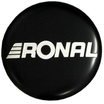 KAPSEL RONAL. 64/58 MM. LÄIKIV-MUST/HÕBEDANE LOGO (RR41/42/51/53/