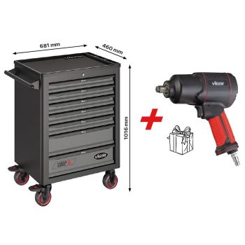 228-OS. TÖÖRIISTAKÄRU TÖÖRIISTADEGA "SERIES M" + TASUTA LÖÖKMUTRIKEERAJA V4800 VIGOR