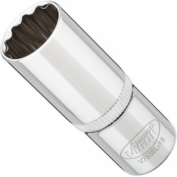 12-POINT SOCKET ? LONG ? SIZE 18 MM