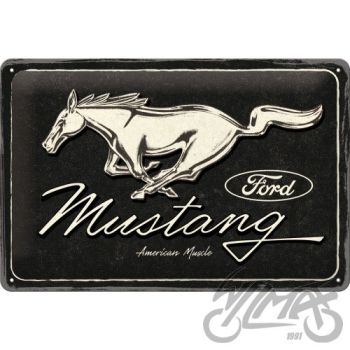 Märk (plekist) 20x30 Ford Mustang - hobune