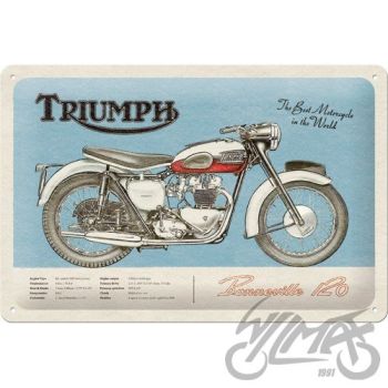 TINNIMÄRK 20x30 TRIUMPH BONNEVILLE 22332