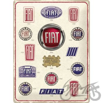 Märk (plekist) 30x40 Fiat Evolution