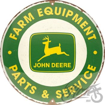 PLAKAT OKRĄGŁY 35cm JOHN DEERE 25104