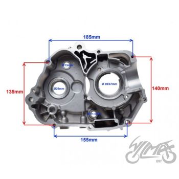 Karteripool vasak YX140cc