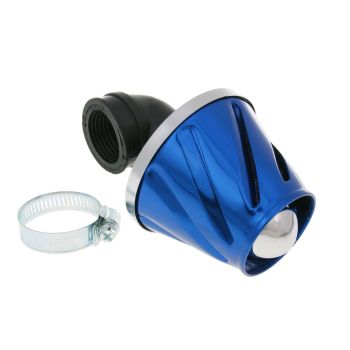 air filter Helix power 28-35mm carburetor connection (adapter) blue