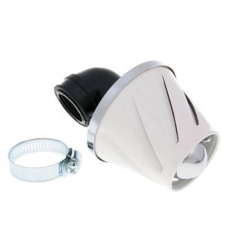air filter Helix power 28-35mm carburetor connection (adapter) white
