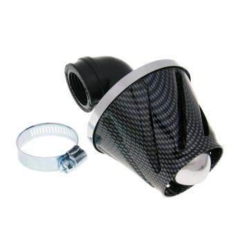 air filter Helix power 28-35mm carburetor connection (adapter) carbon-look