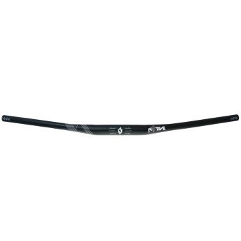 n8tive handlebar AL7075 800x35, 10mm rise, 5° up-, 7° backsweep - black