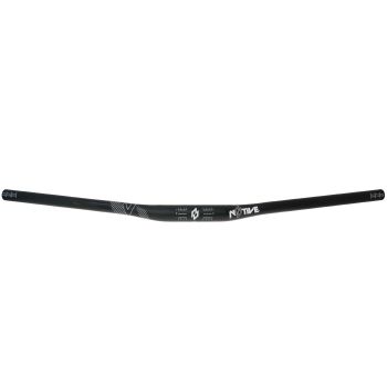 n8tive handlebar AL7075 740x31.8, 10mm rise, 5° up-, 7° backsweep - black