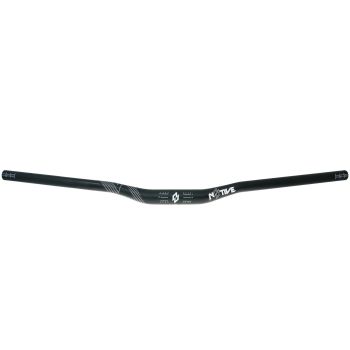 n8tive handlebar AL7075 740x31.8, 20mm rise, 5° up-, 7° backsweep - black