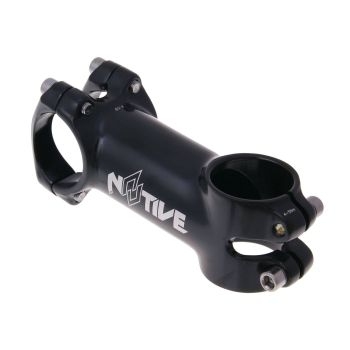 n8tive XC stem cold forged AL2014 31.8mm ext 80mm, angle 6° - black