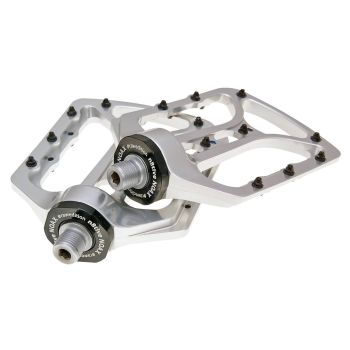 n8tive flat pedal NOAX V.2 AM forged - silver (RawEdition)