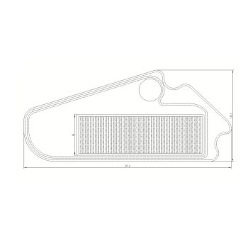 air filter original replacement for Kymco 4-stroke 12 inch