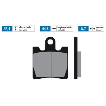 brake pads Polini sintered for Suzuki AN Burgman 250, 400 -2006